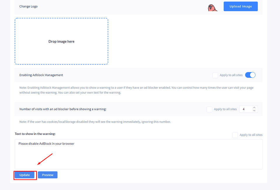 dashboard adblock 8