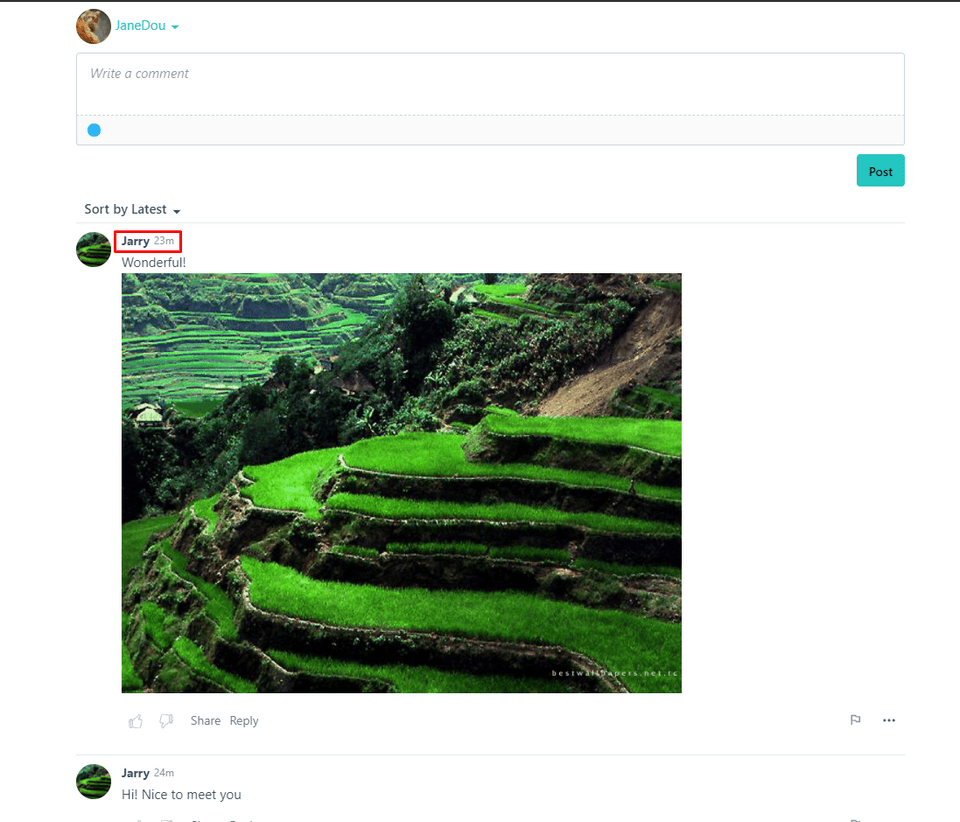 follow user 11