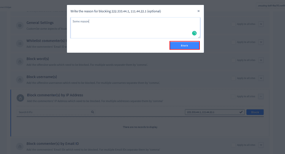 dashboard settings comment 2