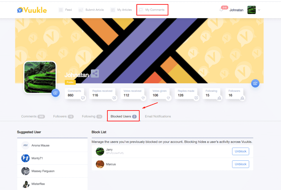 news vuukle blocked user 1