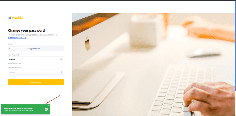 recover Vuukle login password 06